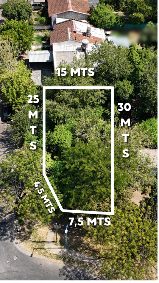 Lote en Esquina PDR Centro | 362 m² | Todos los Servicios