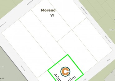 1600 m² con facil Acceso a Moreno centro y Autopista